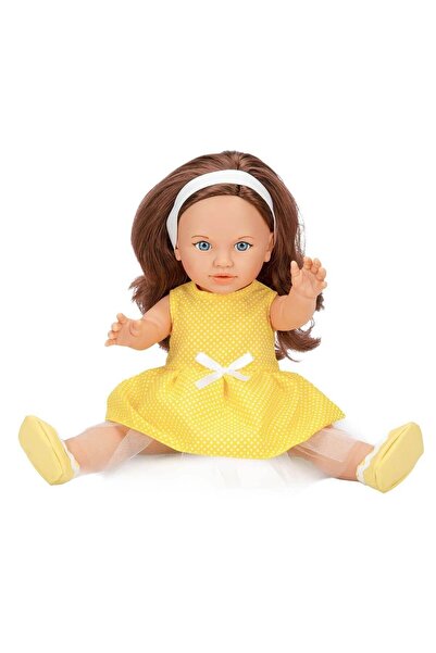 Sunman Tina Classic Bebek 45 Cm - Sarı Elbiseli