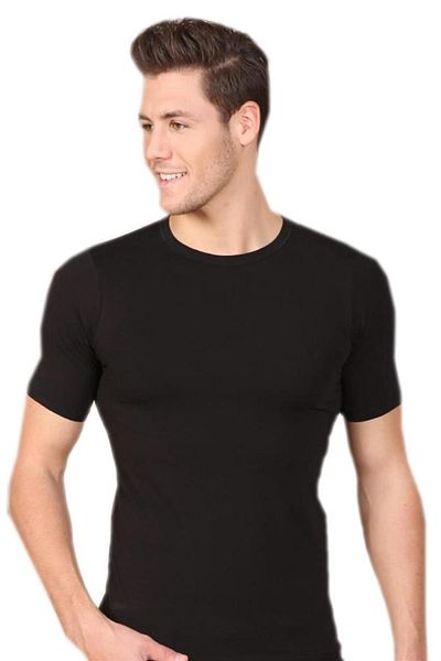 ÇamaşırcımShop Berrak 1024 Lycra Short Sleeve Single Jersey Crew Neck Men's Athlete