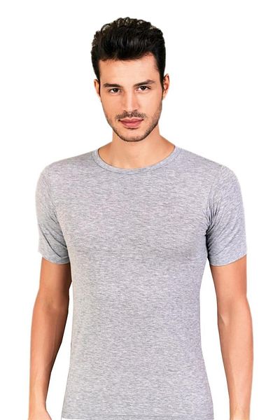 ÇamaşırcımShop 1024 Lycra Short Sleeve Single Jersey Crew Neck Men's Athlete