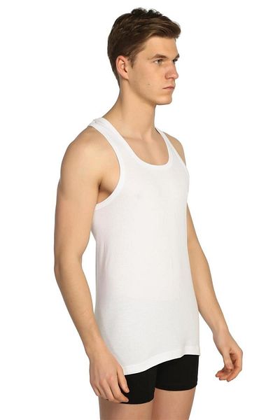 ÇamaşırcımShop Pack of 12 Rib Sportsman 100% Cotton Men's Athlete