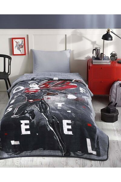 Özdilek Lisanslı Tek Kişilik Çocuk Battaniye-Süperman Steel