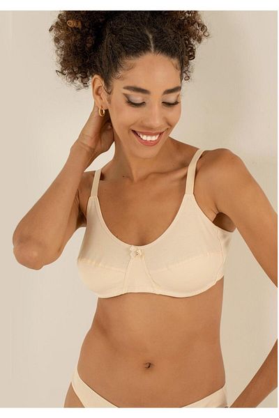 Doremi Σουτιέν New Season Comfort - 100% φυσικό βαμβάκι, χωρίς σύρμα, οικονομική συσκευασία 3 τεμαχίων