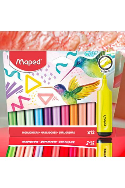 SEYFİKİRTASİYE MAPED PHOSPHORUS PEN 12 COLORS