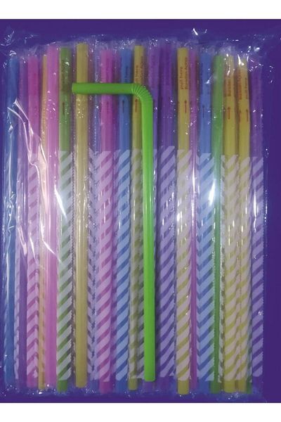 ÇELİKPENÇE Bellows Gelatin Frozen Straw 1.000 Pieces