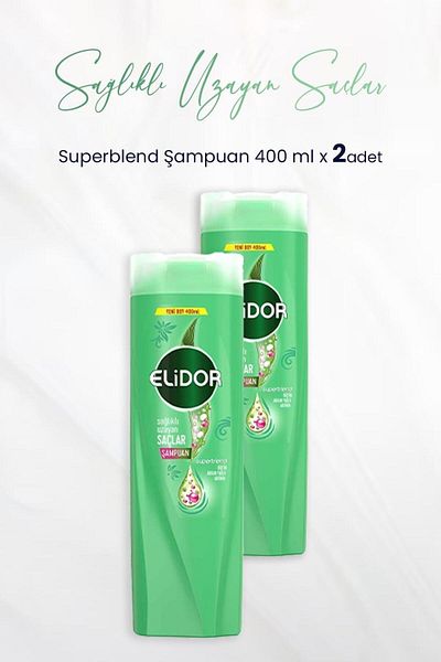 Elidor Superblend Healthy Extending Shampoo - 400 Ml x 2 Pieces