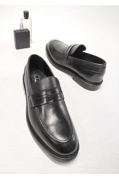 Of&Off Men's Genuine Leather Loafer