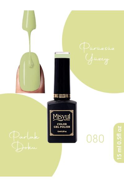 Misyul Kalıcı Oje, UV Led Kalıcı Oje Nail Art 15ml