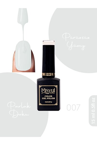 Misyul Kalıcı Oje, UV Led Kalıcı Oje Nail Art 15ml