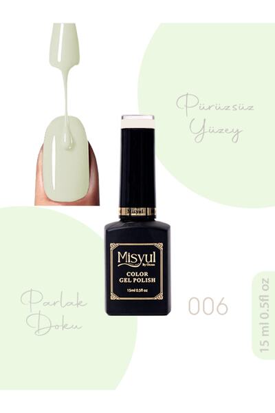 Misyul Kalıcı Oje, UV Led Kalıcı Oje Nail Art 15ml