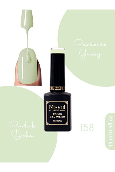Misyul Kalıcı Oje, UV Led Kalıcı Oje Nail Art 15ml
