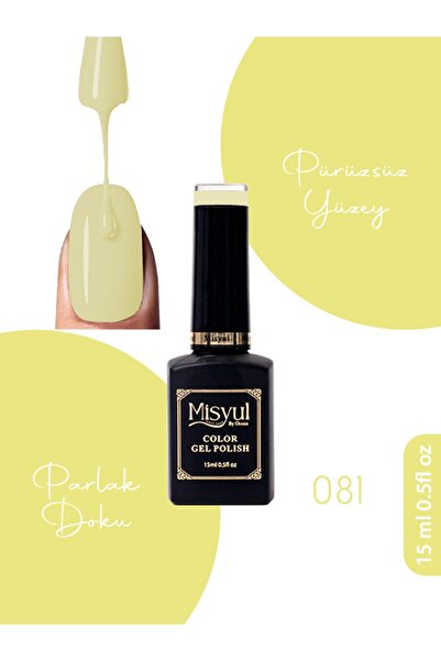 Misyul UV Led Kalıcı Oje Nail Art 15 ml