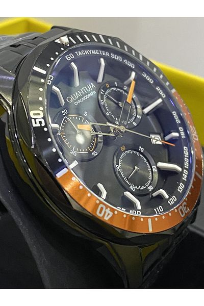 Quantum POVERTECH SPECIAL SERIES 100% STEEL CHOROGRAPH BLACK ION COATING 100 M 46 MM