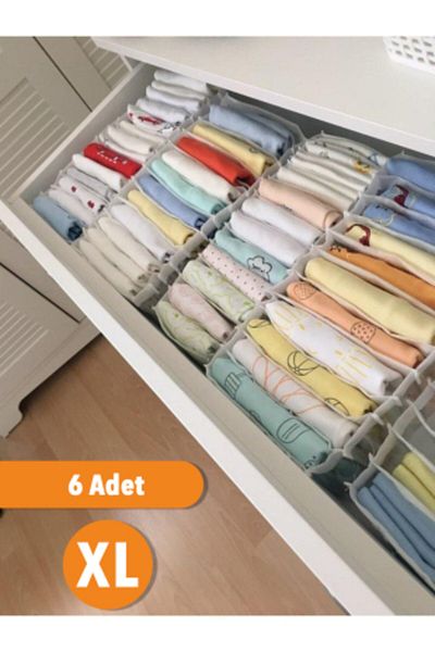 Serstil 6 Τεμάχια - Xlarge Συρταριέρα 8 τμημάτων 31 X 36 X 12