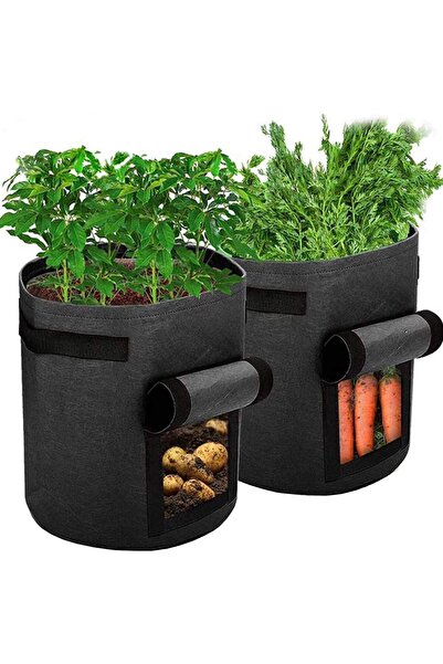 Serstil Keçe Bitki / Sebze / Çiçek Yetiştirme Çantası - 30 X 35 Cm