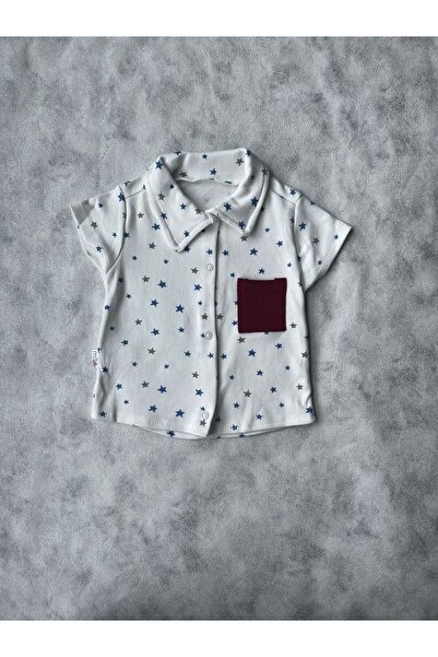 MBK GARDEN Baby Boy Strappy 2-Piece Salopet Set 3-6-9 Months