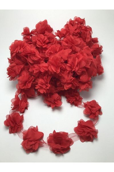 YENİ HEDİYELİK DÜNYAM Laser Cut Tulle Flower
