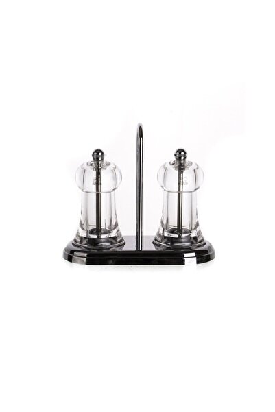Peugeot Brasserie Tuz ve Karabiber Değirmen Seti Standlı 11 cm