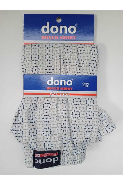 MELODİ LİFE Men's Large Size Boxers - Dono Printed Set of 3
