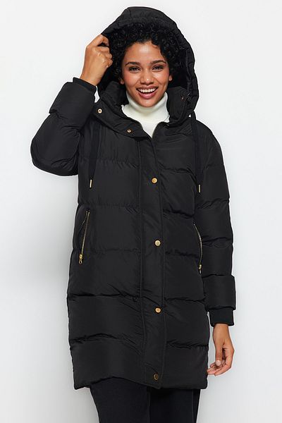 Trendyol Collection Black Hooded Water Repellent Puffer Jacket TWOAW24MO00119