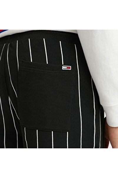 Tommy Hilfiger Tommy Jeans Ovz Pinstripe Erkek Siyah Şort