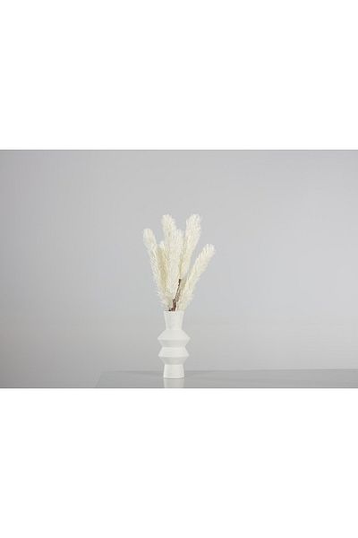 Doqu Home Luxury Artificial Pampas White - Διακόσμηση σπιτιού & γραφείου - Δώρο λουλούδι - Διακοσμητικό λουλούδι - Lkwy-59 A01 Standard