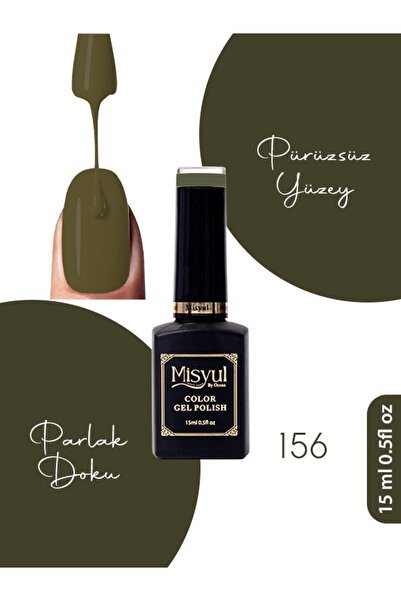 Misyul Kalıcı Oje, UV Led Kalıcı Oje Nail Art 15ml