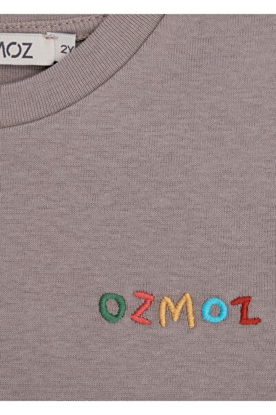 Ozmoz By Mukadder Özden Unisex Embroidered Organic Kids T-shirt