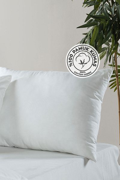 Lolavien 100% Cotton Pillow - 900 Gr - Washable