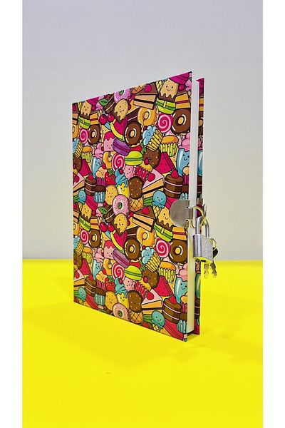 karinabest The Cuttest Diaries Jurnal de însemnări Jurnal de însemnări cu blocare Caiet de însemnări cu copertă rigidă A5
