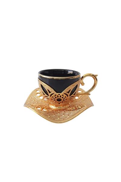 kapadokyahediyelik Turkish Coffee Fican, Ottoman Palace Patterned for 6 People