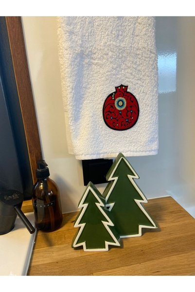 FANTASTIC ARMA Iron-on Woven Crest, Home Textile, Red, Pomegranate Model