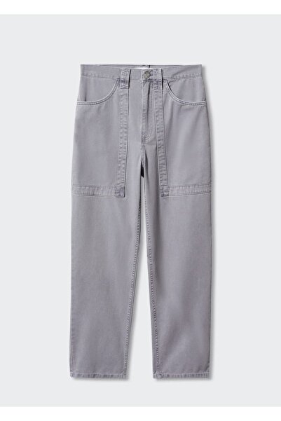 MANGO Woman Yüksek Bel Slouchy Jean Pantolon