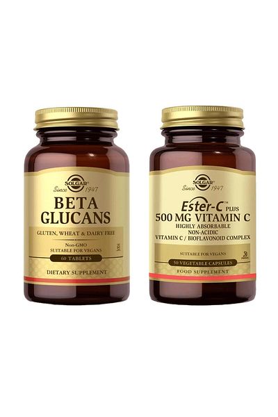 Solgar Beta 1.3 Glucans 60 tb + Solgar Ester-C Plus 500 mg 50 Capsules