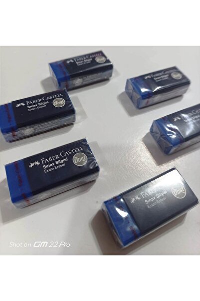 Faber Castell Синя гума за изпити, среден размер (6 броя)