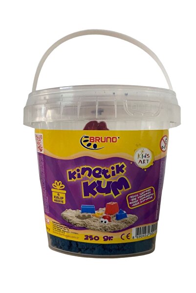 Bruno KİNETİK KUM 250 Gr Kinetik Oyun Kumu( 4 Adet Kalıp Hediyeli)