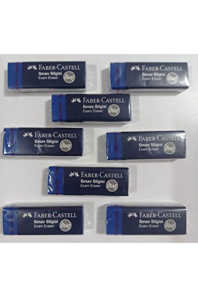Faber Castell Mavi Sınav Silgisi Büyük Boy Boy (8 adet)