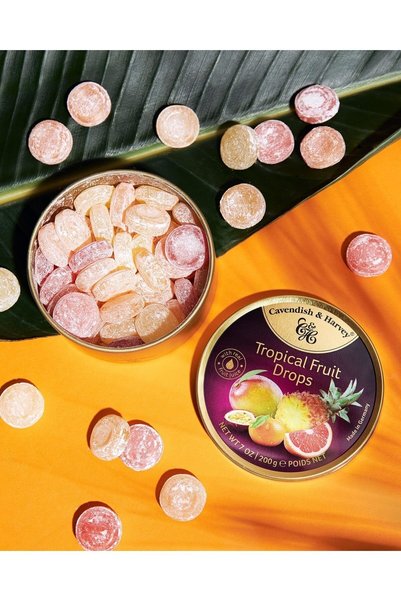 Cavendish & Harvey - 3 Pack Tropical Fruit Flavored Candy 200 Gr - Snack Confectionery