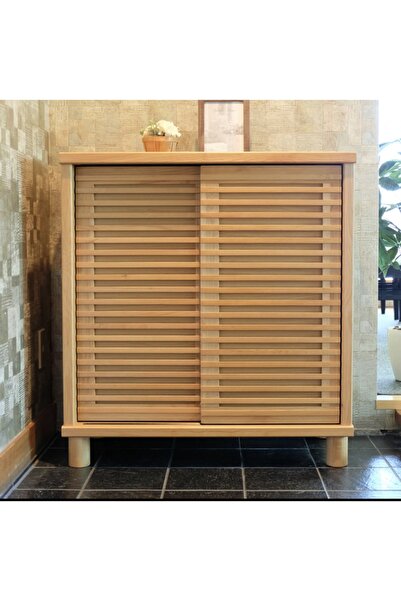 one design Sürgülü Kapaklı Dolap&Ayakkabılık Çok Amaçlı Masif Dolap