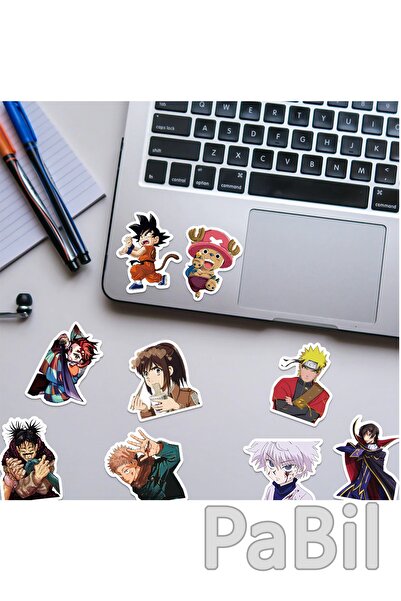 PaBil 10Pcs Mixed Known Brands and Logos Sticker - Sticker Label