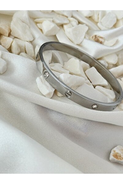 staınless steel 316 L Steel Model White Silver Color Handcuff Bracelet
