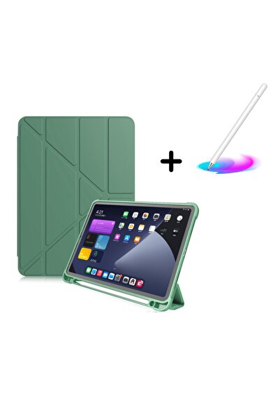 UnDePlus Huawei MatePad SE 10.4 Uyumlu Kılıf Dokunmatik Kalem + Kalem Bölmeli