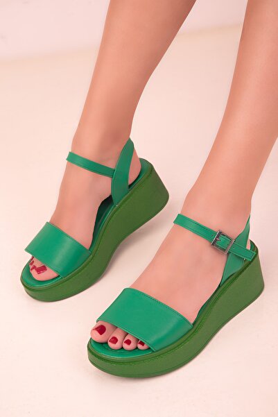 SOHO Green Women's Sandals 18202