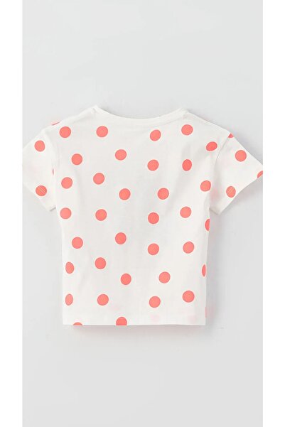 LC Waikiki Crew Neck Printed Baby Girl T-Shirt