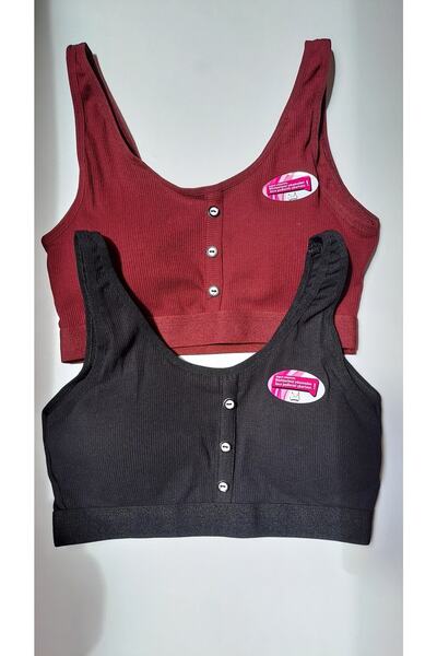 NARIYA Γυναικείο σουτιέν μεγάλου μεγέθους Βαμβακερό 2 τεμάχια 2 τεμάχια δαντέ...