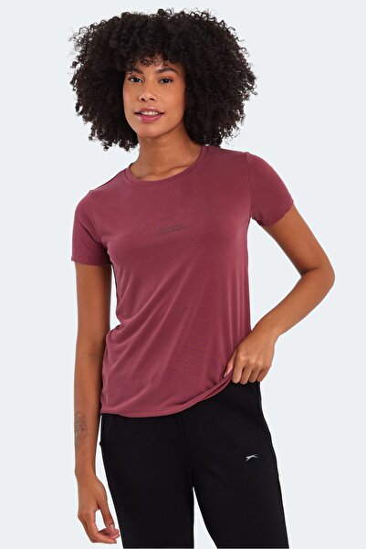 Slazenger PAYTONS Kadın T-Shirt Bordo