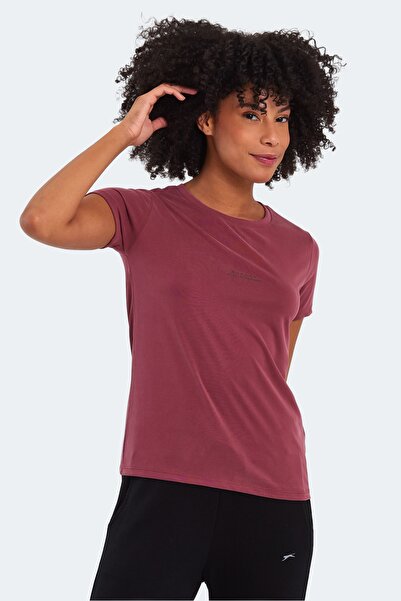 Slazenger PAYTONS Kadın T-Shirt Bordo