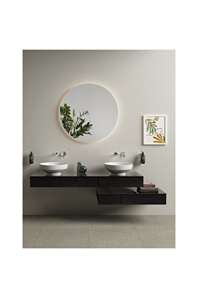 VitrA Origin A42581 Ankastre Lavabo Bataryası, İki Rozetli, Sıva Üstü, Krom