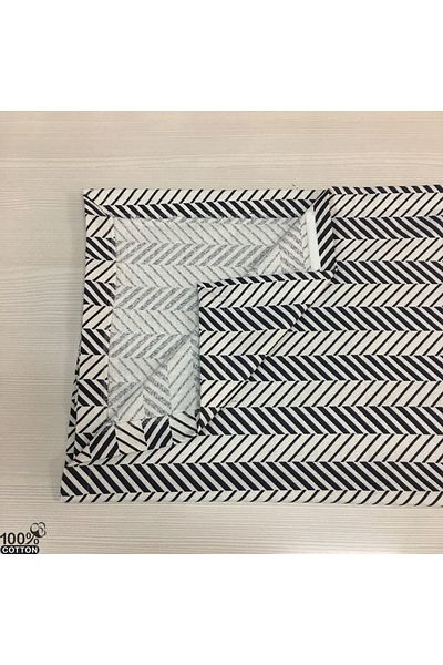 Renk Tekstil Patterned Summer Pique Blanket Single 100% Cotton