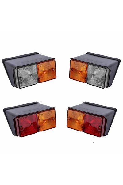 STP KARAGÖZ Ford Traktör Arka Stop ve Ön Park Sinyal Lambası Takımı Sağ Sol 4...