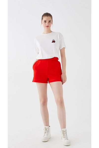 LC Waikiki Comfortable Molded Women's Shorts with Elastic Waist